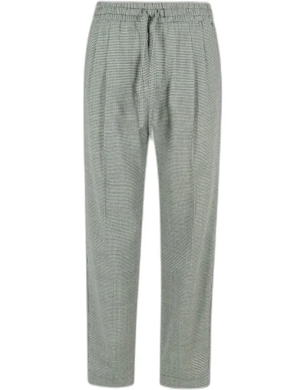 Two-tone Virgin Wool Trousers