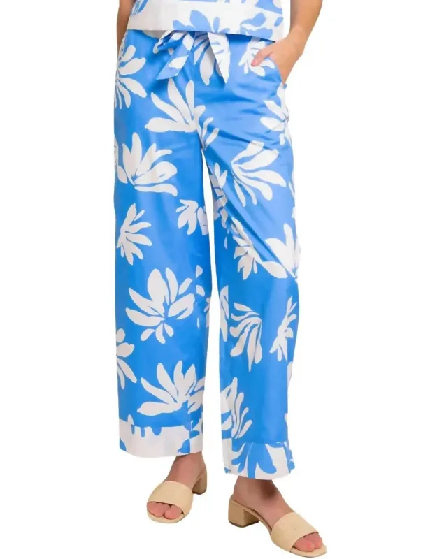 Avery Leafy Luxe Printed Pants