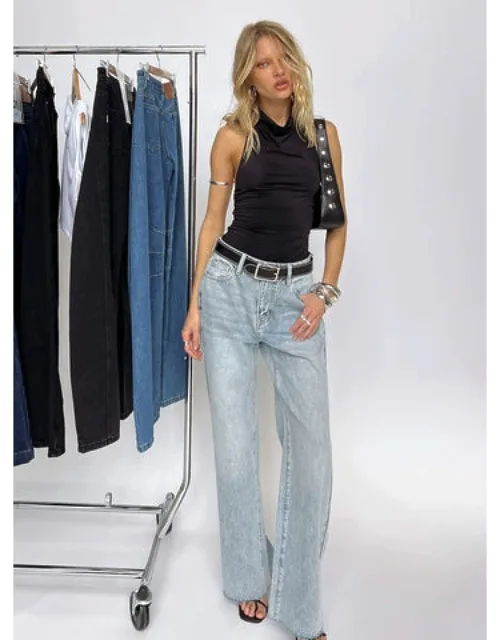 Henesey High Rise Straight Leg Jeans