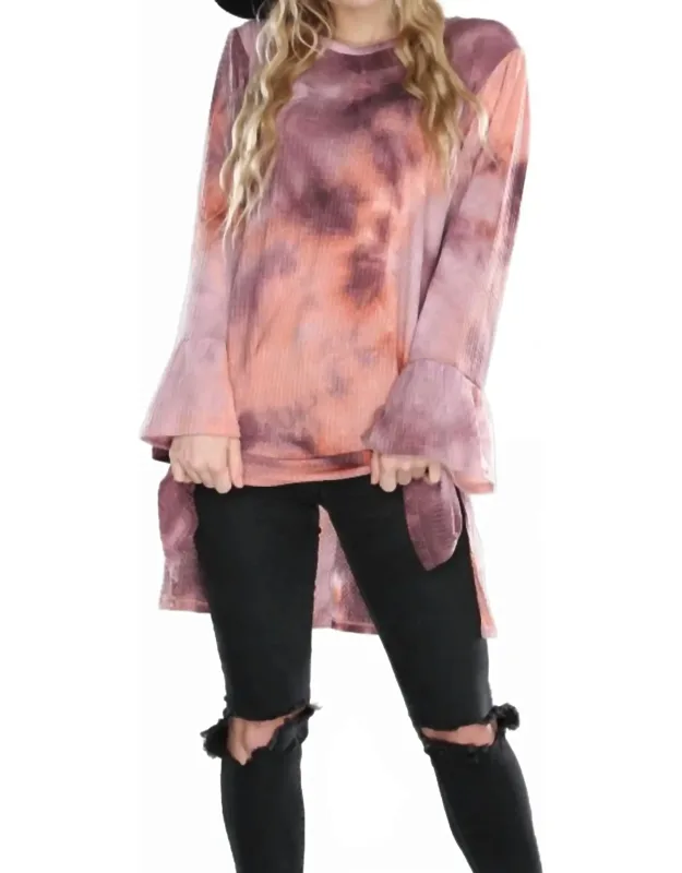 Tie Dye Textured Top