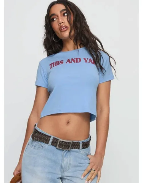 This And Yap Graphic Top