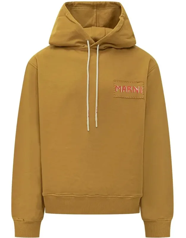 Hoodie With Logo Patch