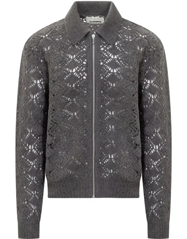 Embroidered Knitted Jacket