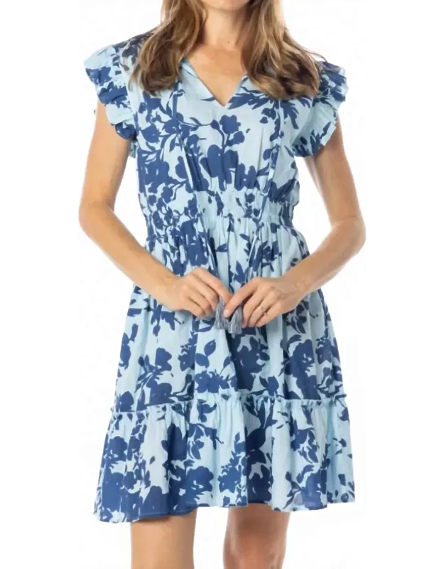 V-neck Mini Dress