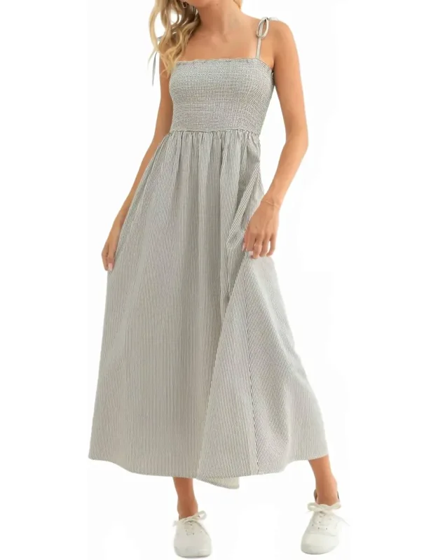 Striped Maxi Dress
