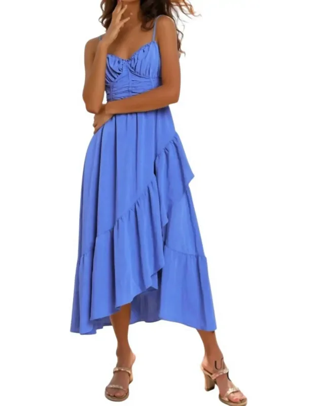 Dinorah Side Cutout Detailed Maxi Dress