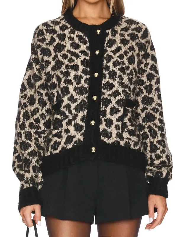 Tessa Jacquard Cardigan