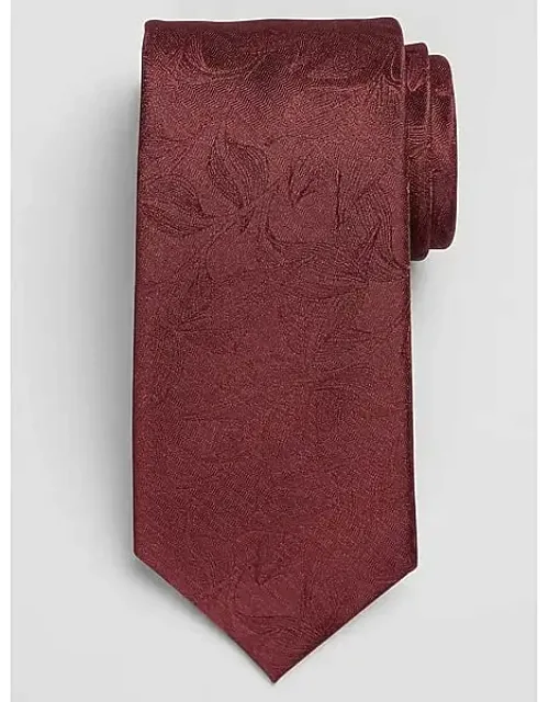 Narrow Tonal Botanical Tie