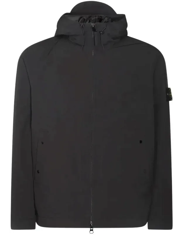 Coat With Soft Shell And Zip Fastening