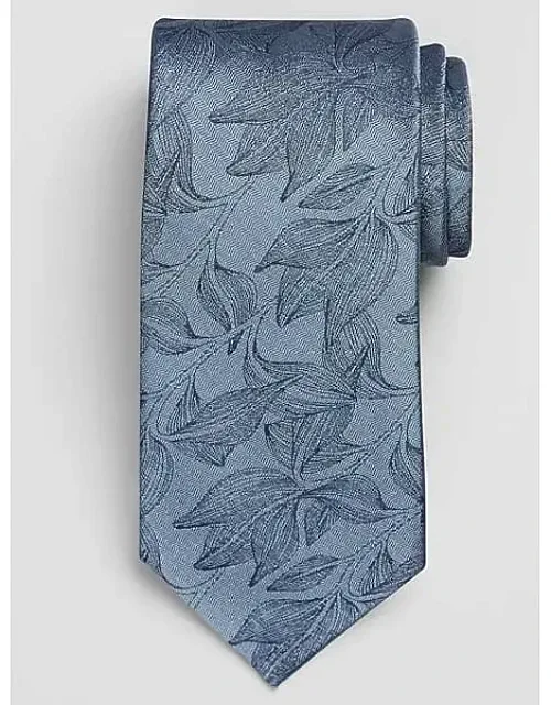 Narrow Tonal Botanical Tie