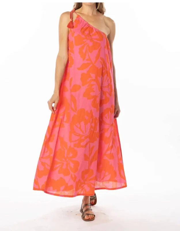 Lydia One Shoulder Maxi Dress