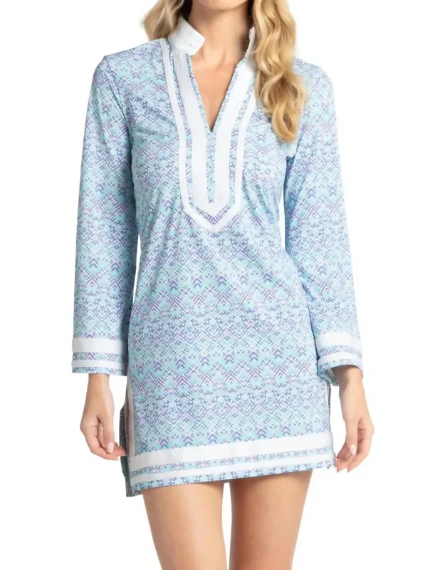 Naples Long Sleeve Tunic Dress