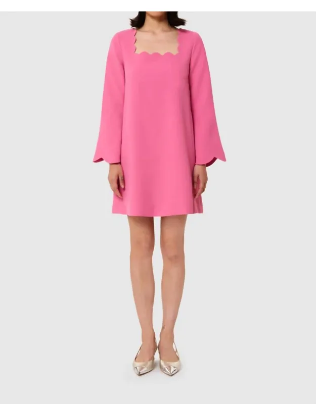 Crepe Mini Dress