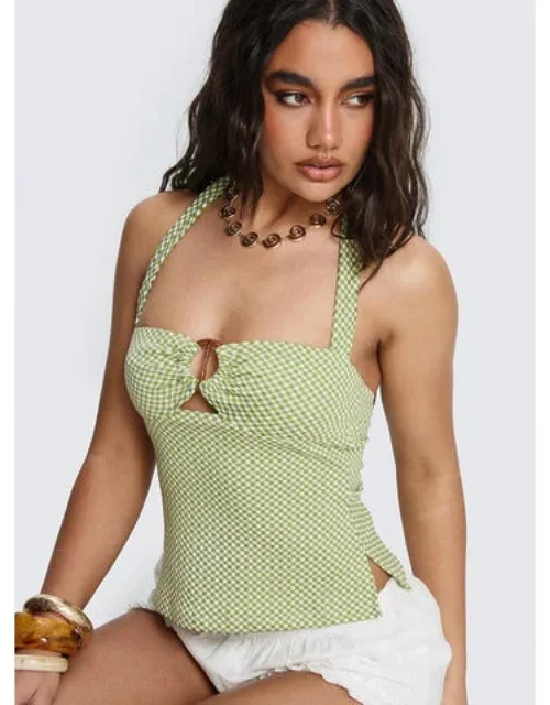 Ring Detail Halter Top