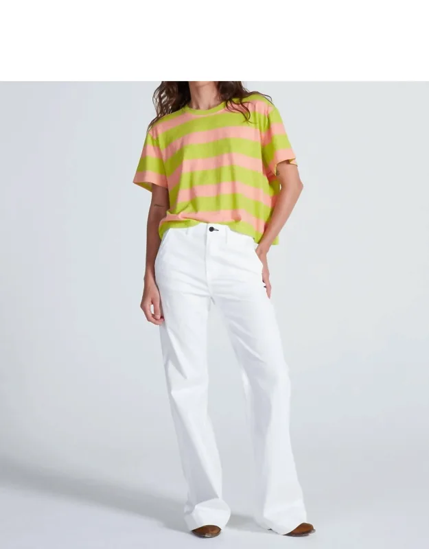 Twill High Rise Trousers