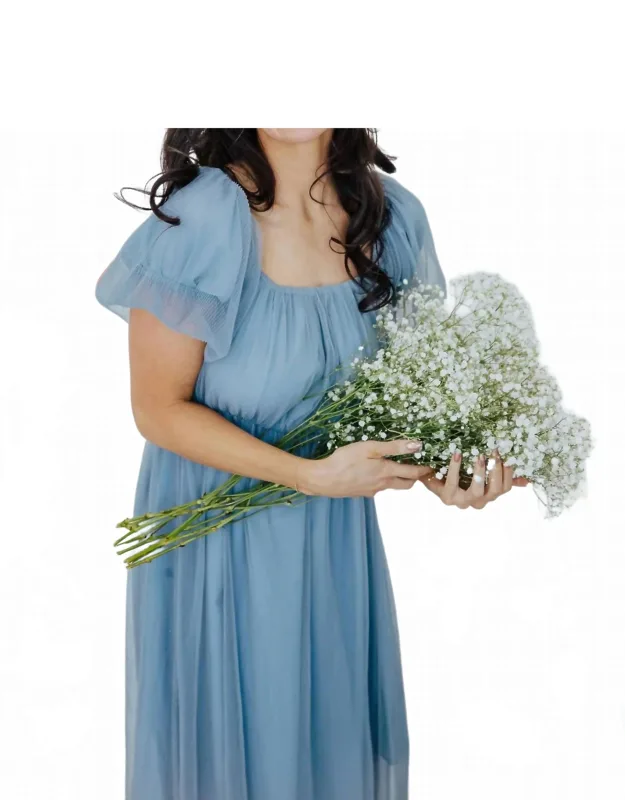 Eloise Squareneck Midi Dress