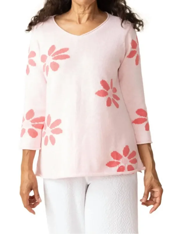 Fresh As A Daisy Tunic Sweater