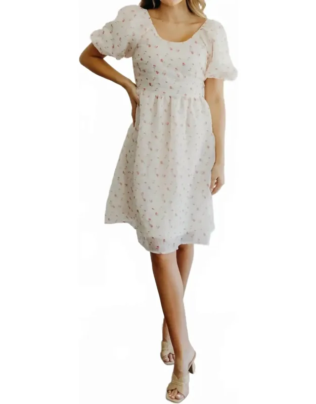 Scoopneck Mini Dress