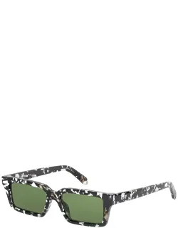 Off-white Sunglasses Rectangle Full Rim Green Lens