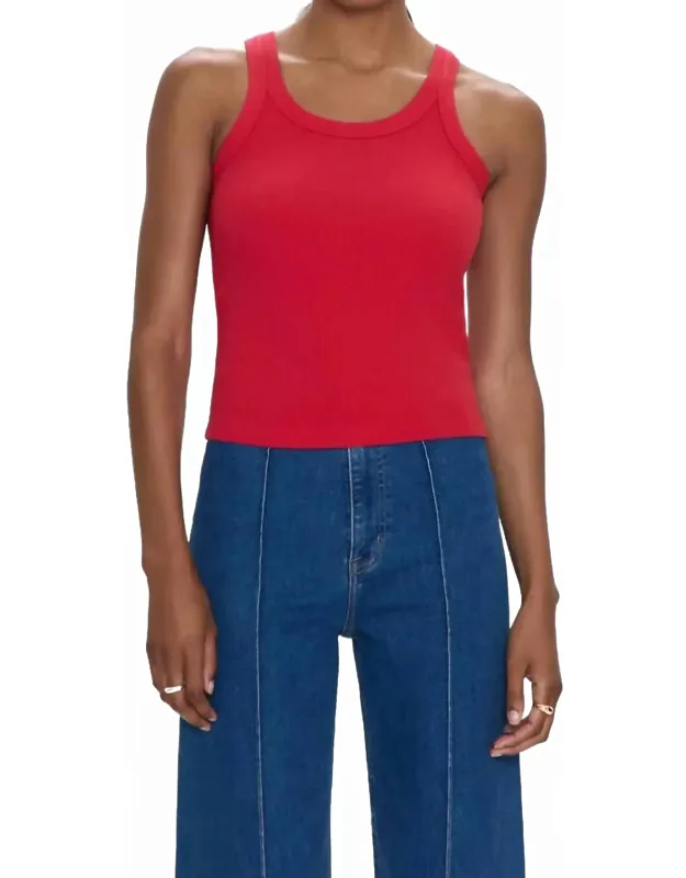 Curved Hem Tank Top