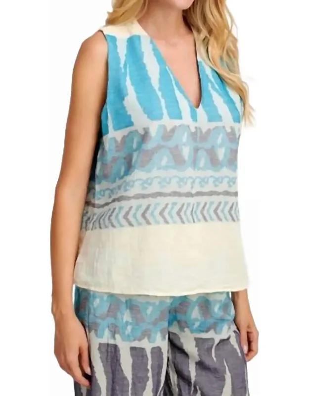Scorpios Cotton Sleeveless Top