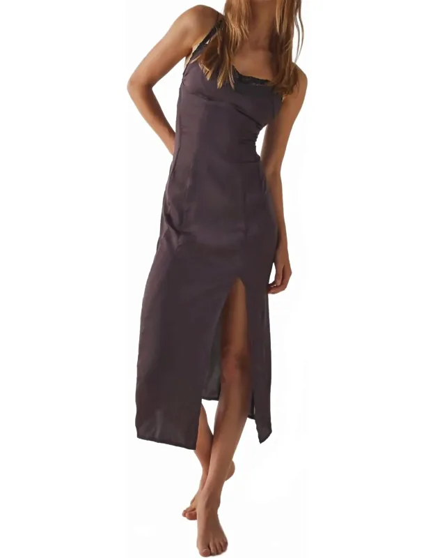 City Cool Midi Slip Dress