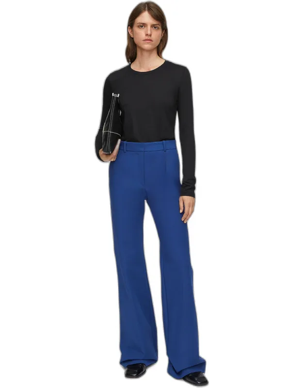 Cotton Silk Jersey Long Sleeve T-shirt