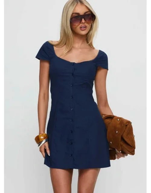 Marisella Button Down Mini Dress