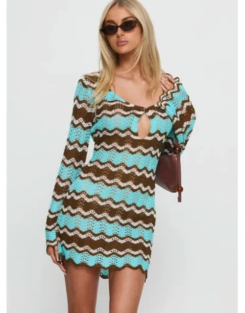 Suka Long Sleeve Knit Mini Dress