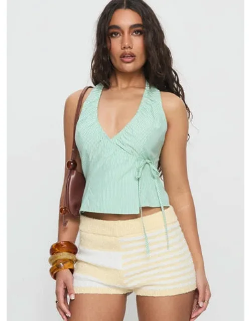 Save A Seat Wrap Halter Top