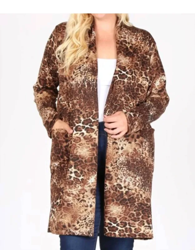 Leopard Print Cardigan