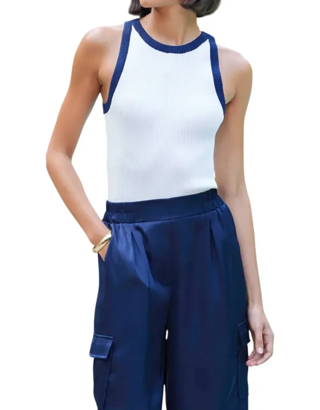 Ribbed Sweater Tank Top