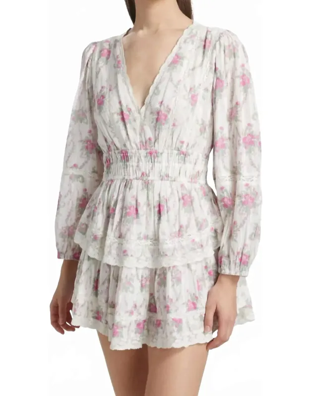 Rosamina Rose Picnic Mini Dress
