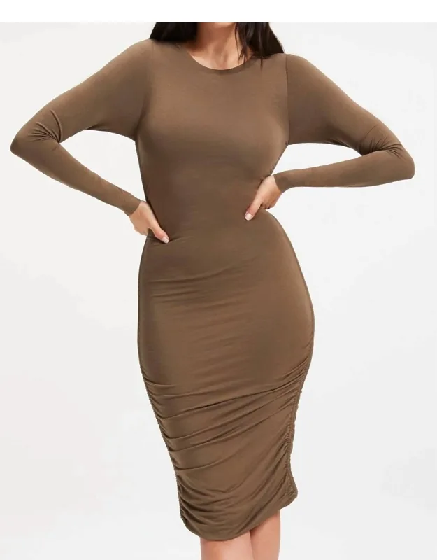 Slinky Ruched Dress