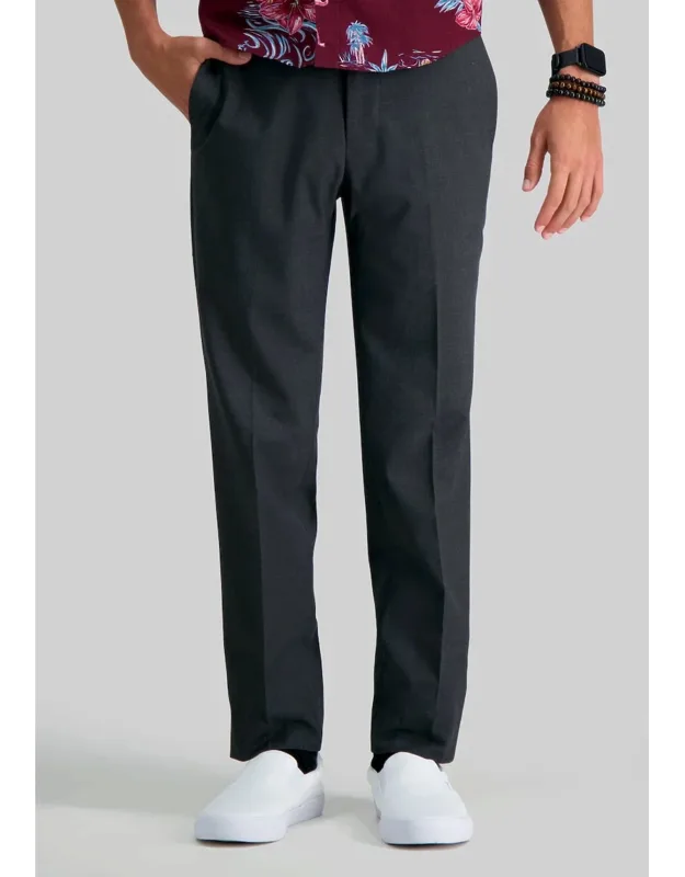 Haggar Slim Fit 4-way Stretch Flat Front Dress Pants