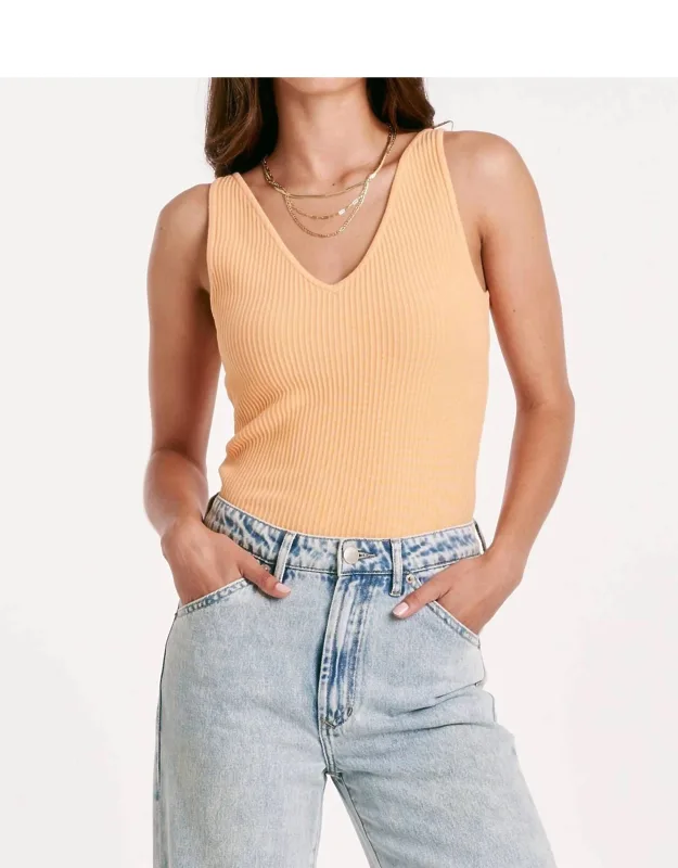 V-neck Sweater Tank Top