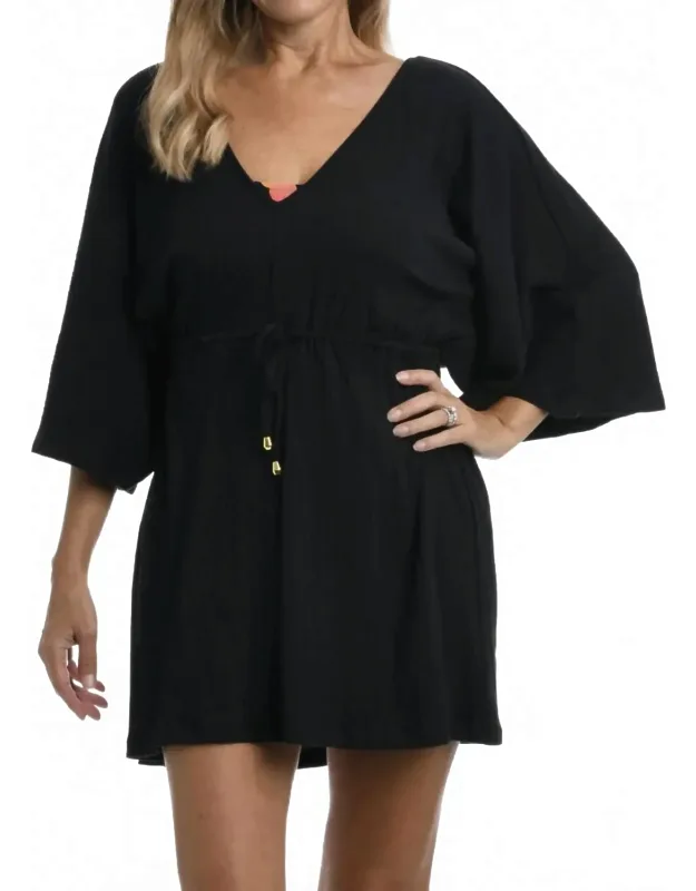 Knit Crinkle Tunic Top
