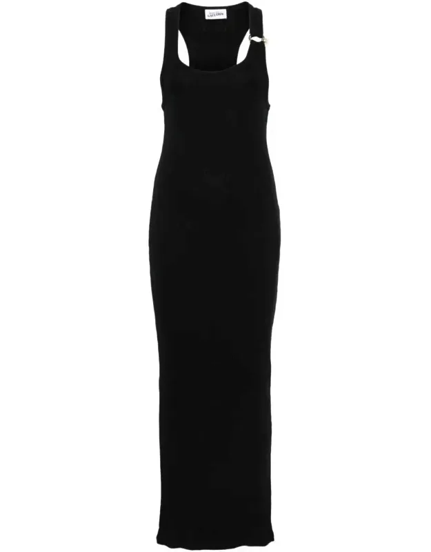 The Black Piercing Long Dress