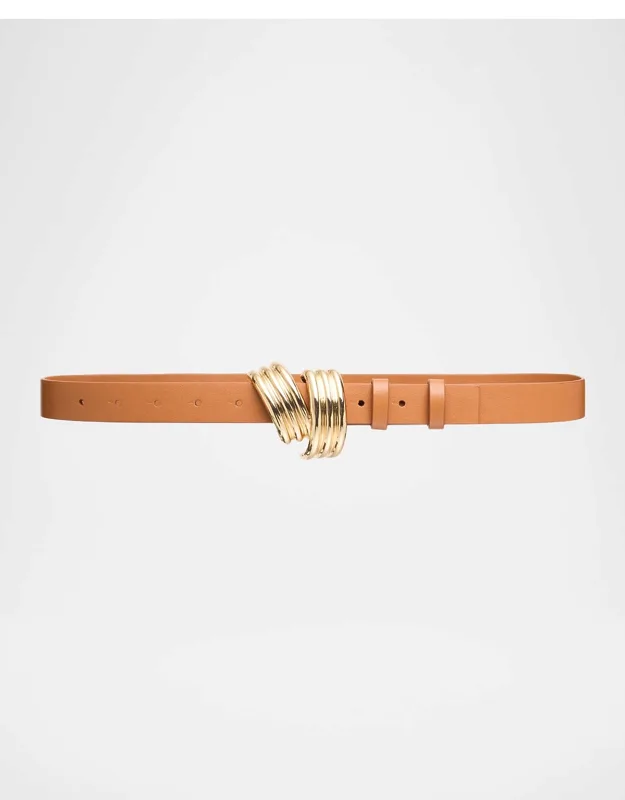 Edythe Swirl Leather Belt