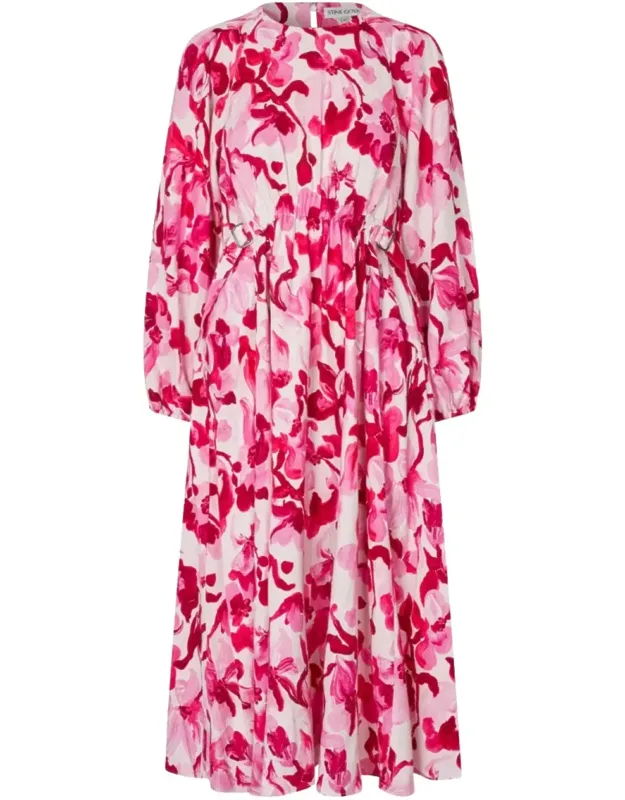 Buckle Raglan Midi Dress