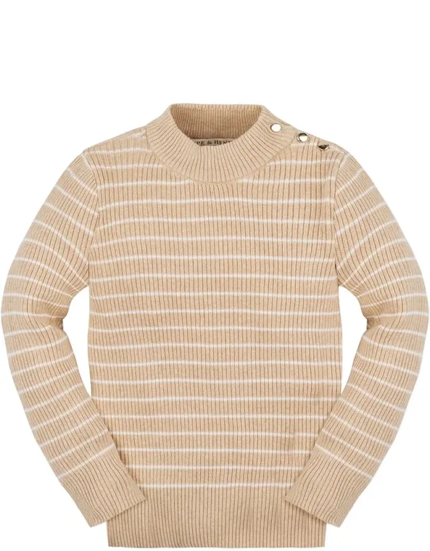 Rib Knit Mock Neck Sweater