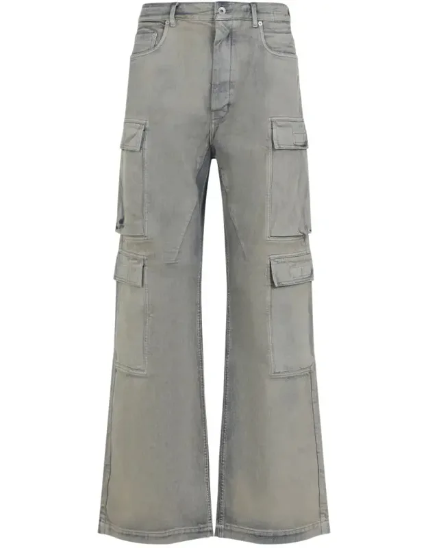 Jeans With Double Cargo Design