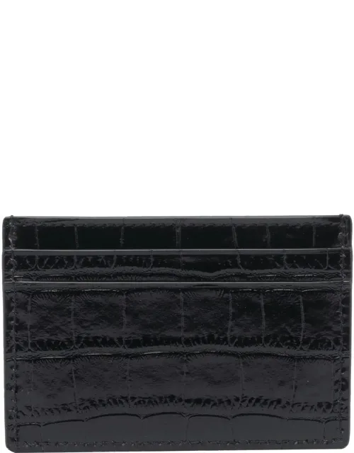 Cards Holder With 4 Slots And Central Open Pocket