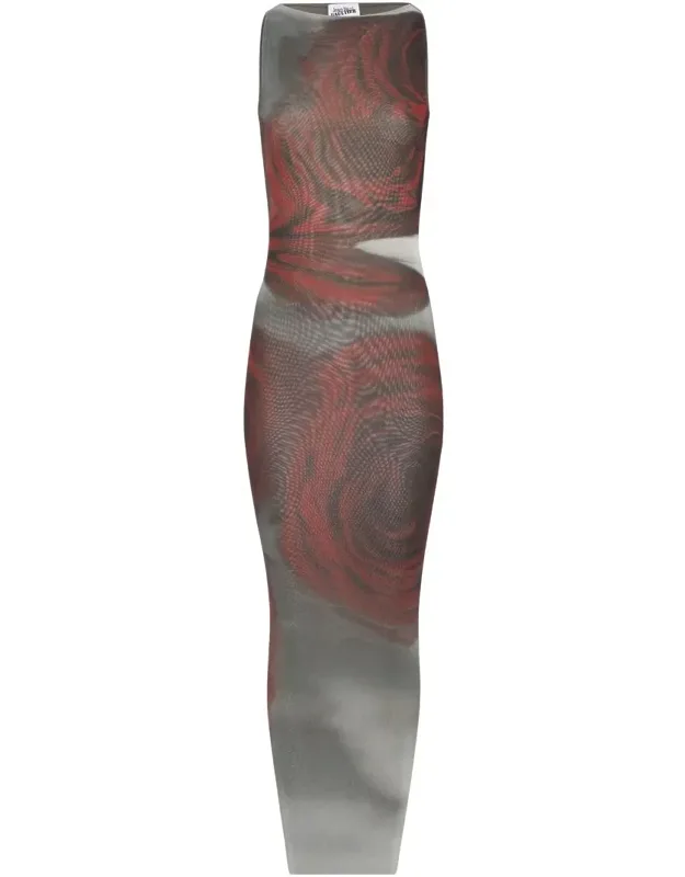 Blurry Rose Dress