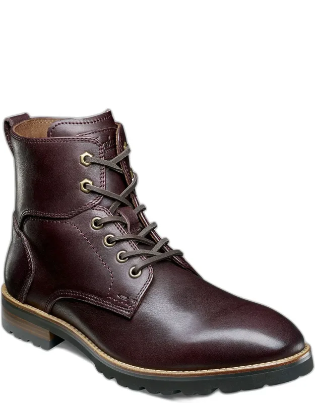 Renegade Lux Plain Toe Lace Up Boots