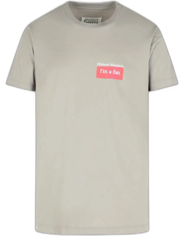 T-shirt With Ribbed Crew Neck And Logo Print