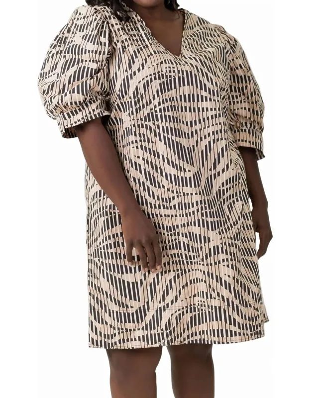 Ola V-neck Mini Dress