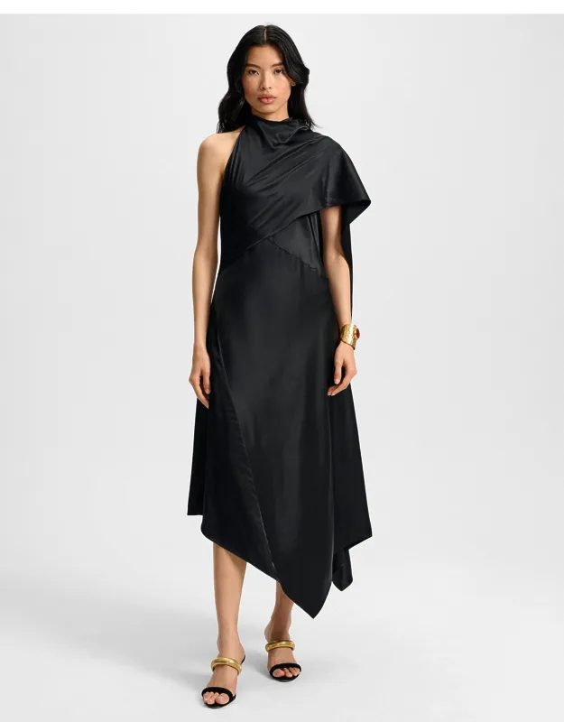 Wyndham Silk Midi Dress