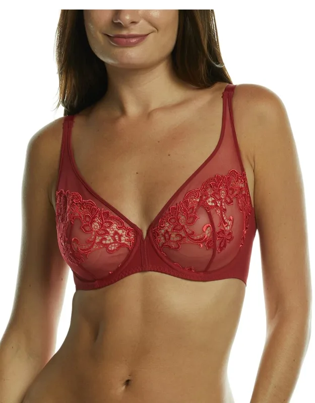 Sheer Plunge Bra