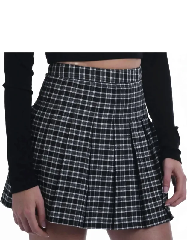 Plaid Skirt